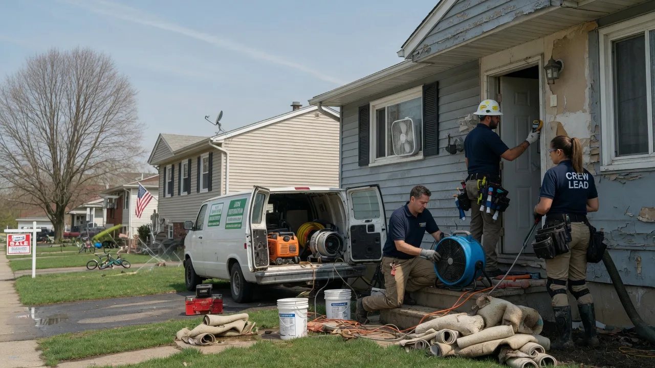 Flood Cleanup in Emmett, MI near me